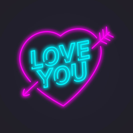 Love You Heart LED