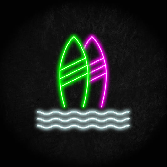 Surfboard Sign LED