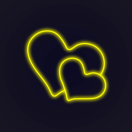 Two Hearts LED