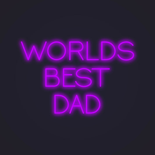 Worlds Best Dad LED